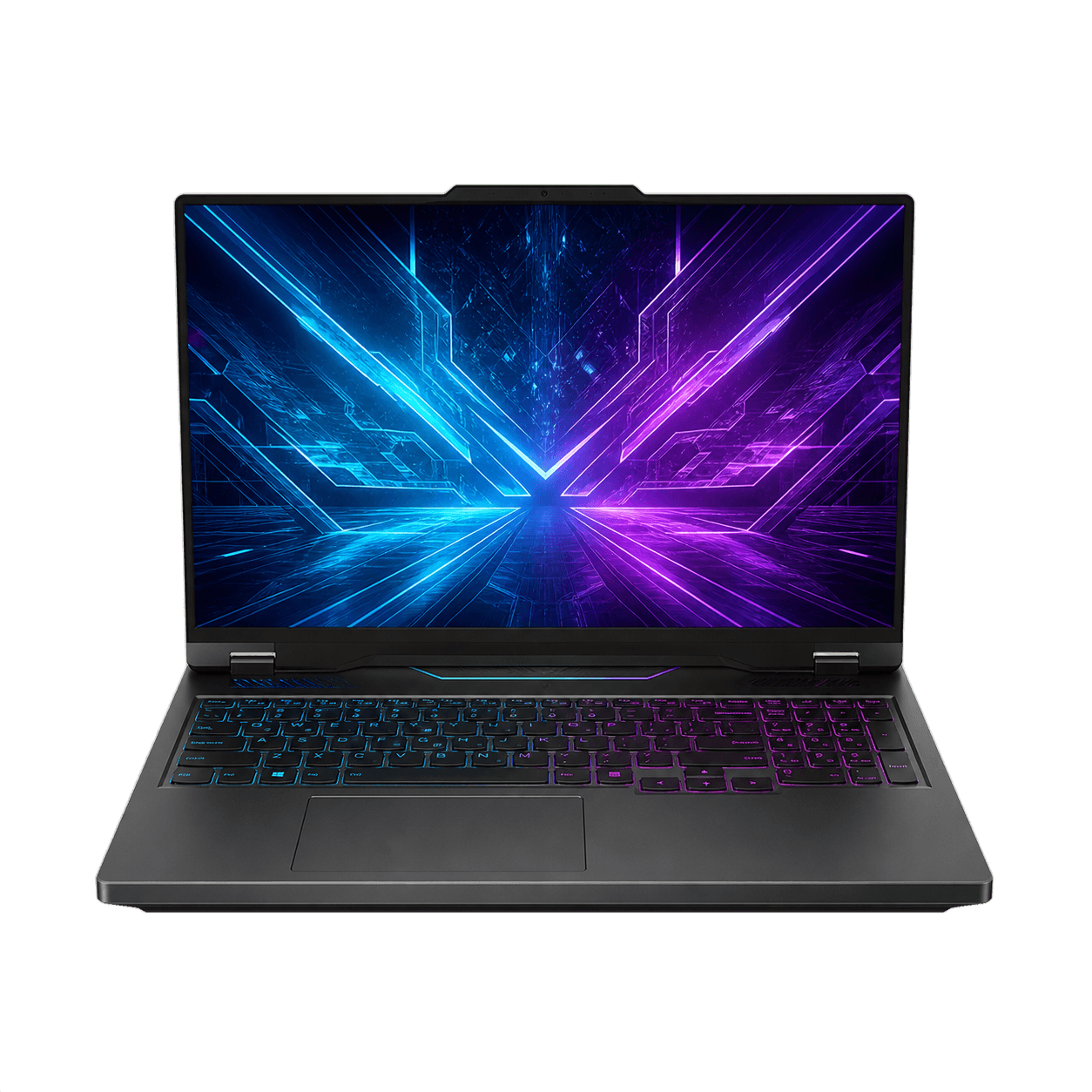 Illustration générée d'un ordinateur portable gaming, présentée à titre indicatif